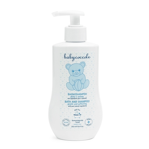 Sữa tắm gội cho bé Babycoccole chiết suất hoa sen 250ml 0M+