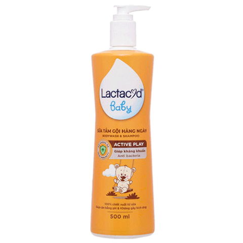 Sữa tắm gội Lactacyd Active Play 500ml