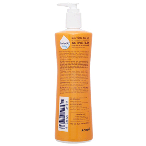 Sữa tắm gội Lactacyd Active Play 500ml
