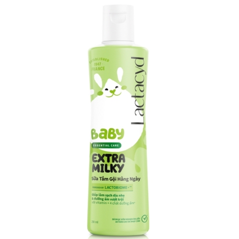 Sữa tắm gội Lactacyd Milky 250ml (giao màu ngẫu nhiên)