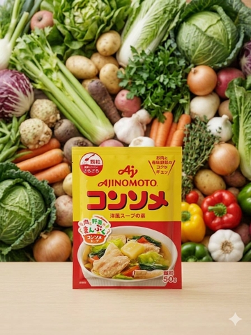 Hạt nêm Ajinomoto vị Thịt Và Rau Củ (50g) 6M+