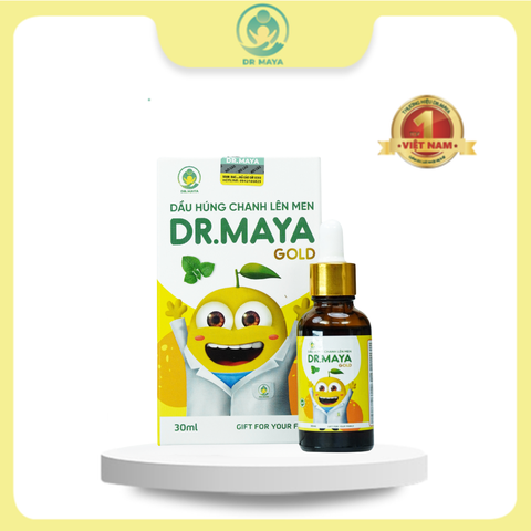 Dầu Húng Chanh Lên Men Dr.Maya Gold 30ml (0M+)