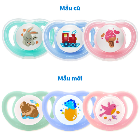 Ty ngậm đơn Pigeon Nhật size M cho bé 6M-12M (màu ngẫu nhiên)