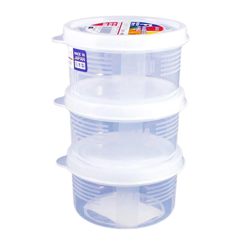Set 3 hộp chia thức ăn cho bé Nakaya Mini Nhật Bản chính hãng (180ml)