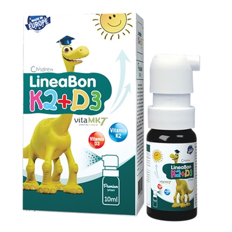 Vitamin D3K2 Lineabon dạng xịt 10ml (0M+)