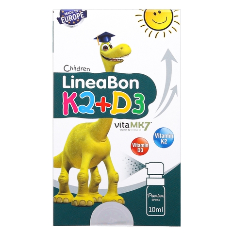 Vitamin D3K2 Lineabon dạng xịt 10ml (0M+)