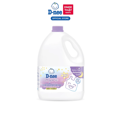 Nước giặt Dnee tím Sweet Dream hương hoa oải hương can 3 lít