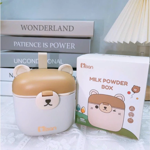 Hộp đựng sữa bột Misan Gấu nâu - 440ml