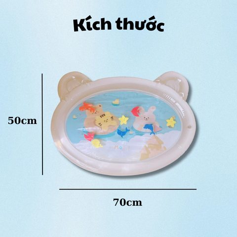 Thảm chơi nước cho bé hình gấu Modul MD010