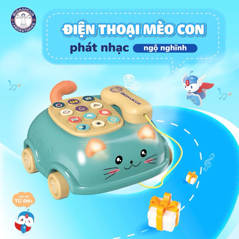 Điện thoại mèo con ngộ nghĩnh
