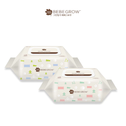 Khăn ướt trẻ em Green Finger Bebegrow 100 tờ
