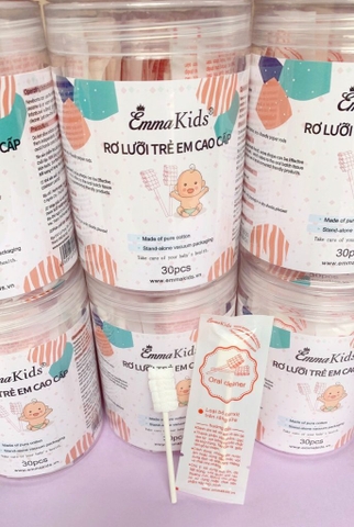 Rơ lưỡi trẻ em EMMAKIDS cao cấp (hộp 30 que)
