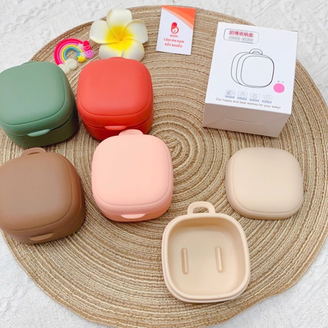 Hộp đựng ti giả silicon cho bé
