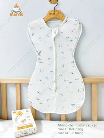 Nhộng chũn Manny size S cho bé dưới 6,5kg (họa tiết ngẫu nhiên)
