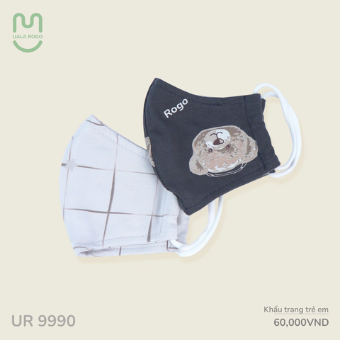 Set 2 khẩu trang trẻ em Ualarogo - UR9990 (màu ngẫu nhiên)