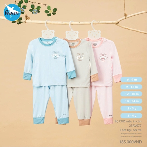 Bộ CVD màu in hình cún Avaler 25AV077