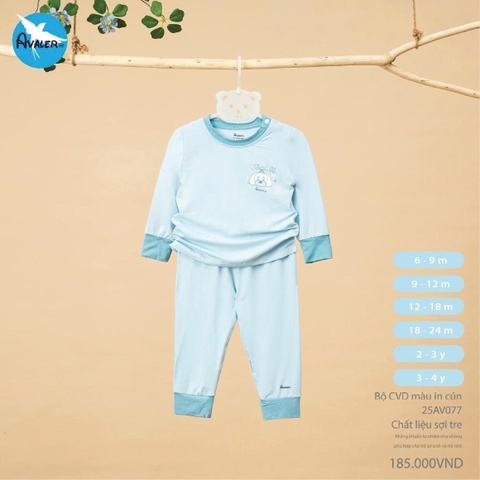 Bộ CVD màu in hình cún Avaler 25AV077