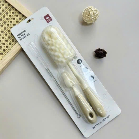 Set cọ xốp 3 chi tiết (màu ngẫu nhiên)