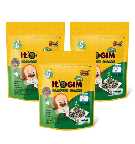Rong biển rắc It's Gim ít muối túi 25g (10M+)