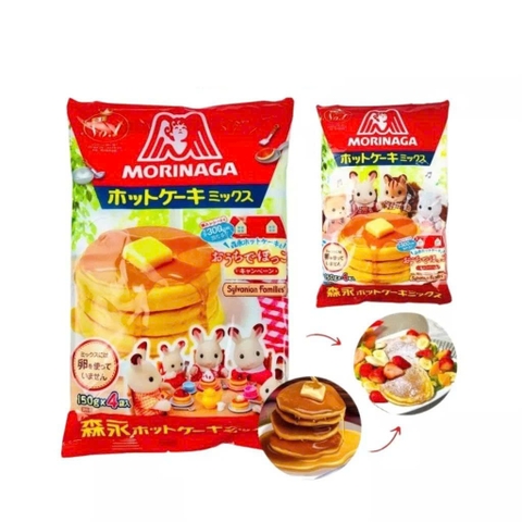 Bột làm bánh Pancake Morinaga 600g (9M+)