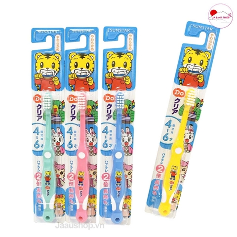 Bàn chải đánh răng Sunstar Do Clear cho bé từ 4-6 tuổi