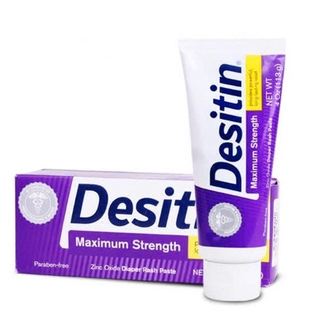 Kem trị hăm Desitin Mỹ màu tím 113g (Trị hăm nặng)