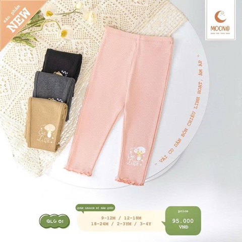 Quần Legging Nỉ Hàn Quốc Moon Cho Bé