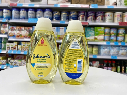 Sữa tắm gội toàn thân Johnson's Baby Top To Toe 200ml (0M+)
