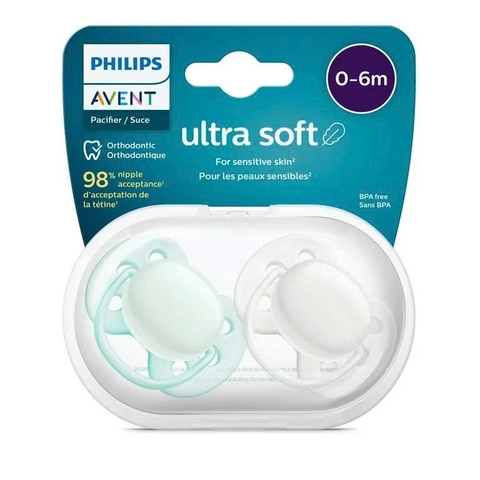 Ty ngậm thông khí Philips Avent (SCF091/01, 0-6M, vỉ đôi)