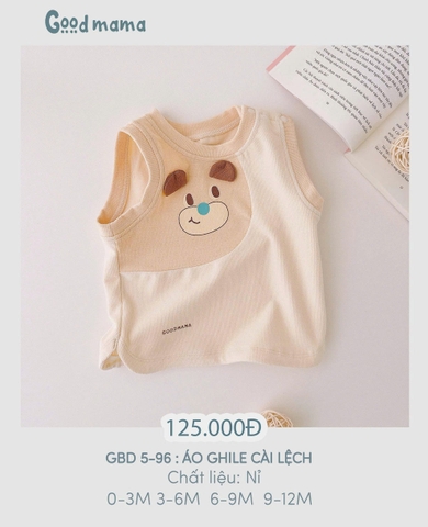 Áo Ghile cài lệch Goodmama GBD 5-96