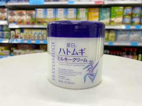 Kem Dưỡng Ẩm Ý Dĩ Làm Sáng Da Hatomugi Milky Cream (300g)