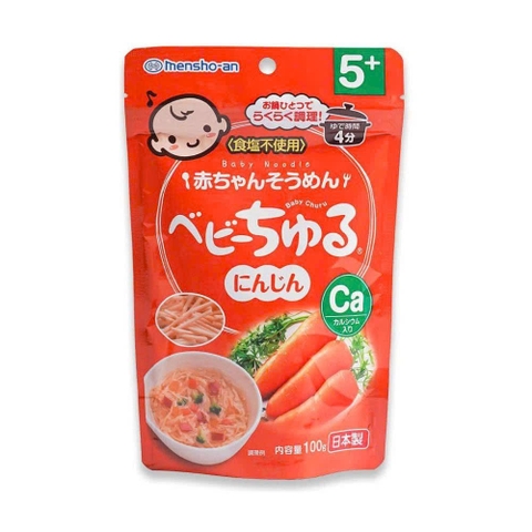 Mì Canxi Churu Meiwa Mensho-an Tách Muối vị Cà Rốt 5M+