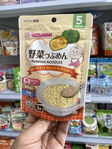 Mì somen Kids&MaMa vị Bí Đỏ 5M+ 80g
