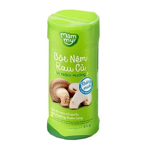 Bột nêm rau củ không muối Mămmy vị nấm hương 85g (1Y+)