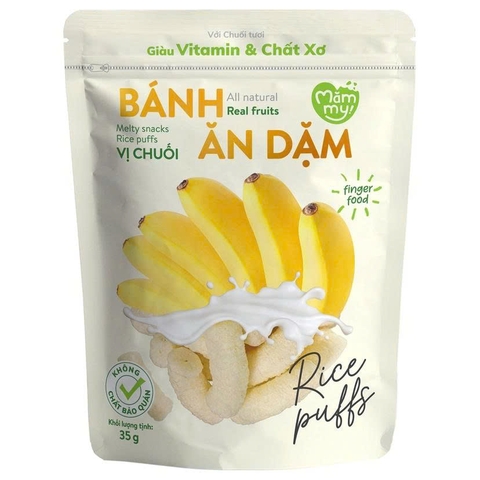 Bánh ăn dặm Mămmy vị chuối 35g (6M+)