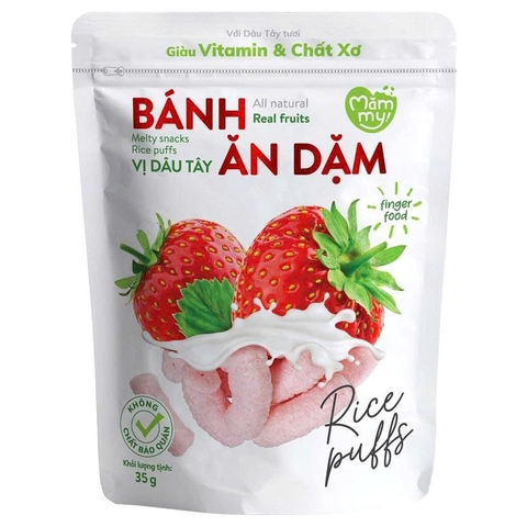 Bánh ăn dặm Mămmy vị dâu tây 35g (6M+)