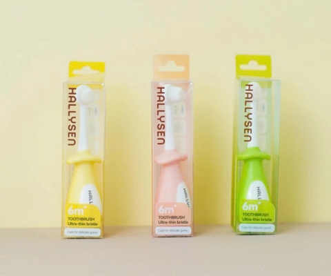 Bàn chải lông tơ Hallysen cho bé