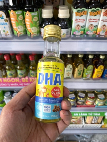 Dầu ăn dặm Mămmy DHA - Dầu óc chó (100ml)