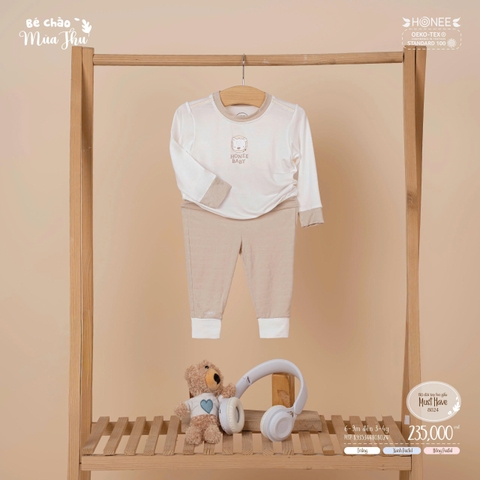 Bộ dài tay bo gấu Must Have Honee 8024