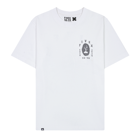 FIVEX CACTUS TEE - WHITE