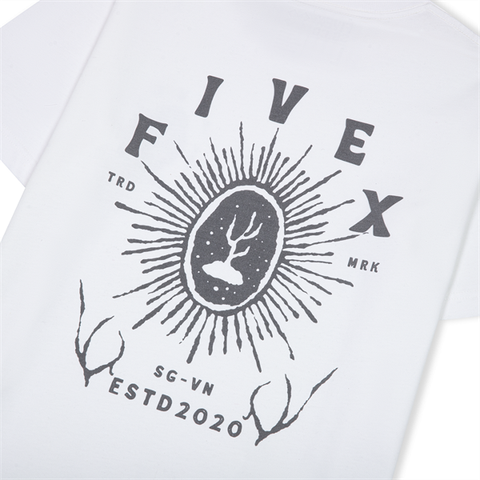 FIVEX CACTUS TEE - WHITE