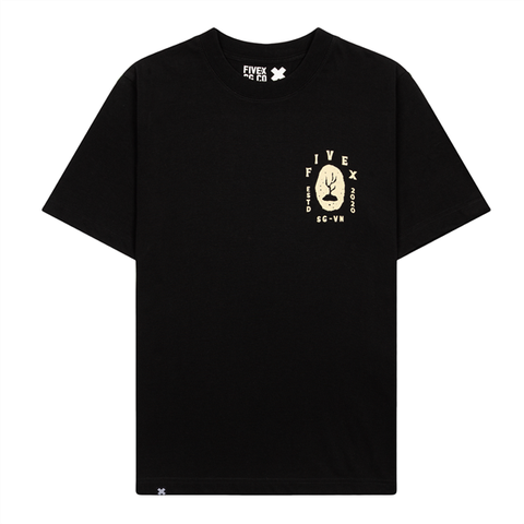 FIVEX CACTUS TEE - BLACK
