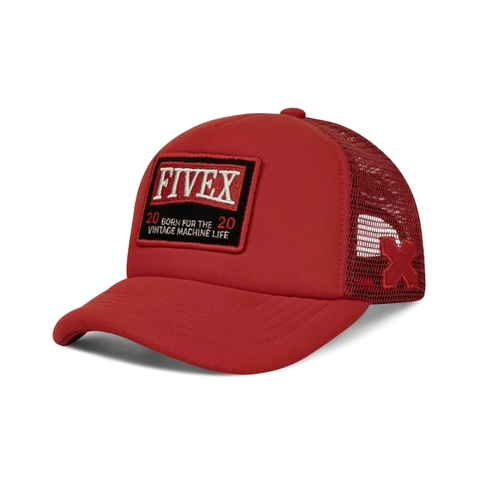 FIVEX TRUCKR MACHINE - RED - BLACK PATCH