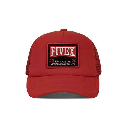 FIVEX TRUCKR MACHINE - RED - BLACK PATCH