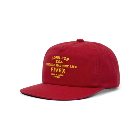 FIVEX 5PANEL VINTAGE - RED
