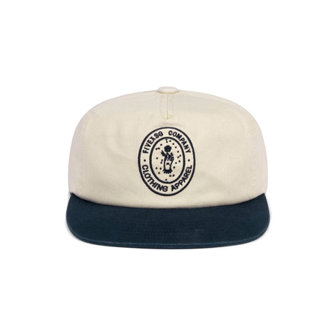 FIVEX 5PANEL BLOOM BADGE - NAVY/CREAM