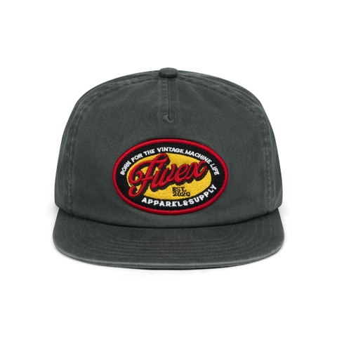FIVEX 5PANEL POP ART - BLACK