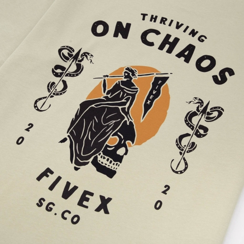 FIVEX ON CHAOS TEE - BEGIE