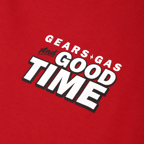 FIVEX GEARS GAS AND GOOD TIME TEE - RED