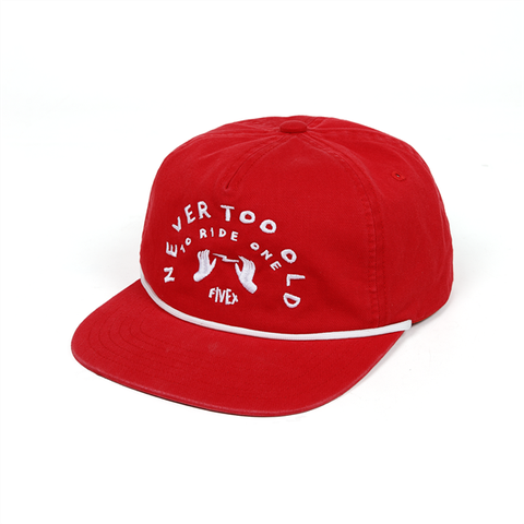 FIVEX 5PANEL CAP - RED